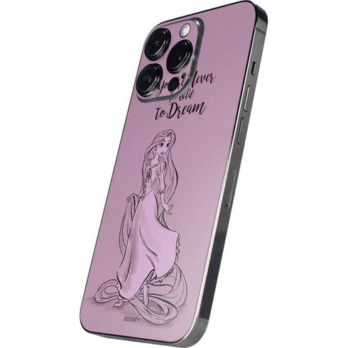 Disney Princess Rapunzel Never Too Old To Dream Art iPhone 15 Pro Max Skin