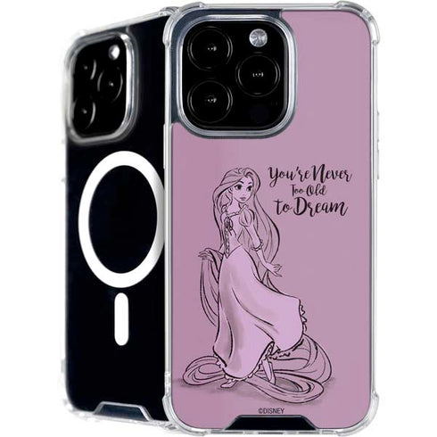 Disney Princess Rapunzel Never Too Old To Dream Art iPhone 16 Pro MagSafe Case