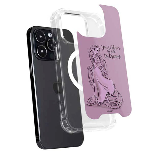 Disney Princess Rapunzel Never Too Old To Dream Art iPhone 16 Pro MagSafe Case