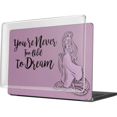 Disney Princess Rapunzel Never Too Old To Dream Art MacBook Pro 14in (2021-24) Case plus Skin