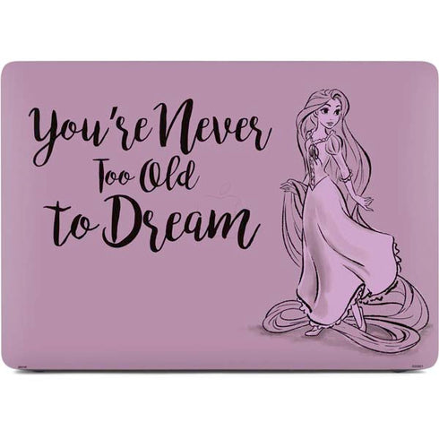 Disney Princess Rapunzel Never Too Old To Dream Art Apple MacBook Pro 16-inch Skin