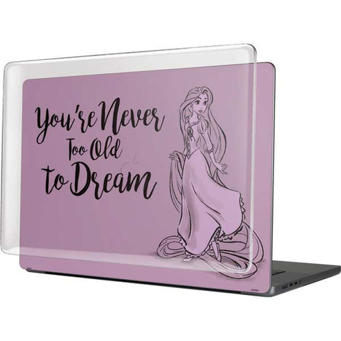 Disney Princess Rapunzel Never Too Old To Dream Art MacBook Cases