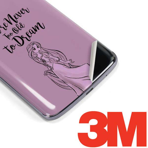 Disney Princess Rapunzel Never Too Old To Dream Art Moto E5 Plus Skin