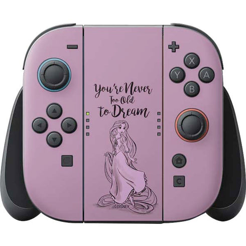 Disney Princess Rapunzel Never Too Old To Dream Art Nintendo Skins