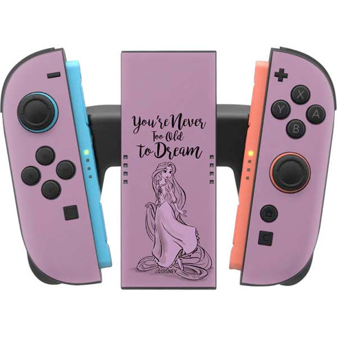 Disney Princess Rapunzel Never Too Old To Dream Art Nintendo Switch 2 (2025) Joy-Con Controller Skin
