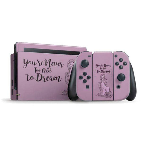 Disney Princess Rapunzel Never Too Old To Dream Art Nintendo Skins