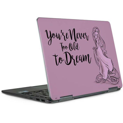 Disney Princess Rapunzel Never Too Old To Dream Art Notebook 9 Pro 13in (2017) Skin