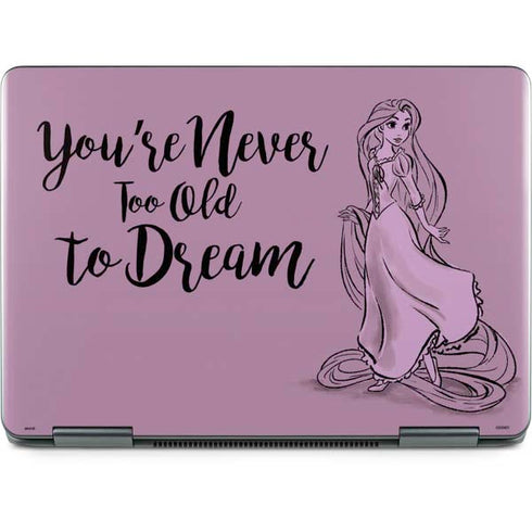 Disney Princess Rapunzel Never Too Old To Dream Art Notebook 9 Pro 13in (2017) Skin