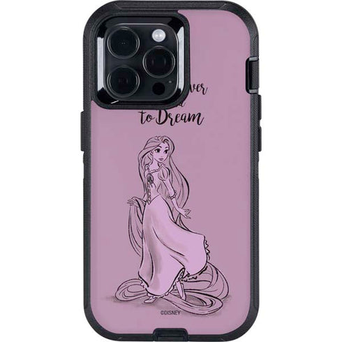 Disney Princess Rapunzel Never Too Old To Dream Art Otterbox Defender iPhone Skin