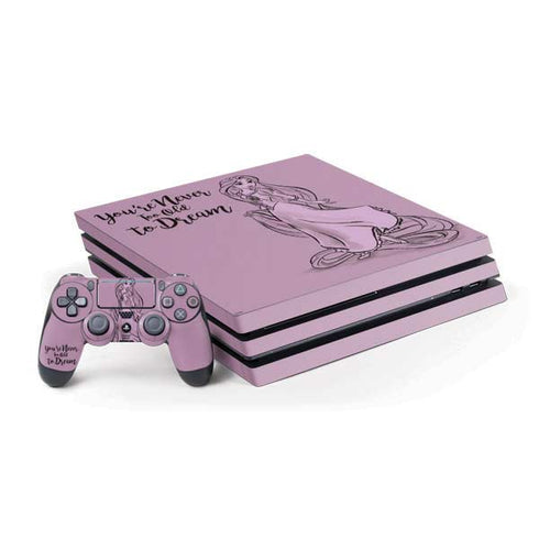Disney Princess Rapunzel Never Too Old To Dream Art PlayStation PS4 Skins