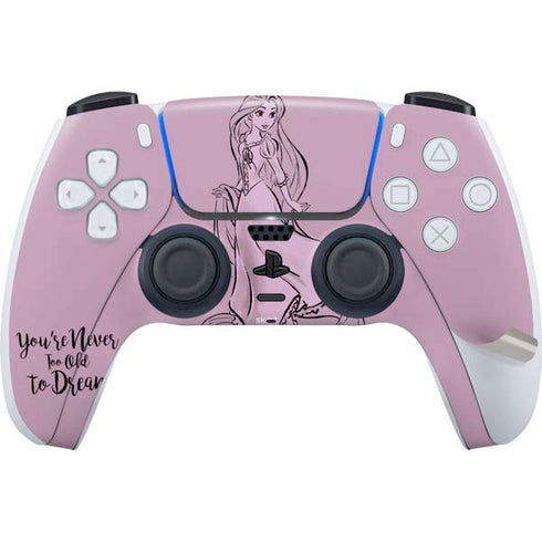 Disney Princess Rapunzel Never Too Old To Dream Art PS5 Pro Bundle Skin