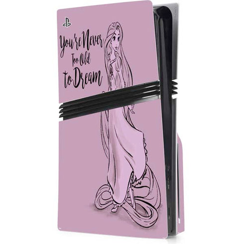 Disney Princess Rapunzel Never Too Old To Dream Art PlayStation PS5 Skins