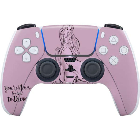 Disney Princess Rapunzel Never Too Old To Dream Art PlayStation PS5 Skins