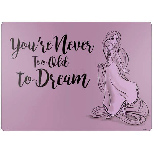 Disney Princess Rapunzel Never Too Old To Dream Art Surface Laptop 7 13.8in Skin
