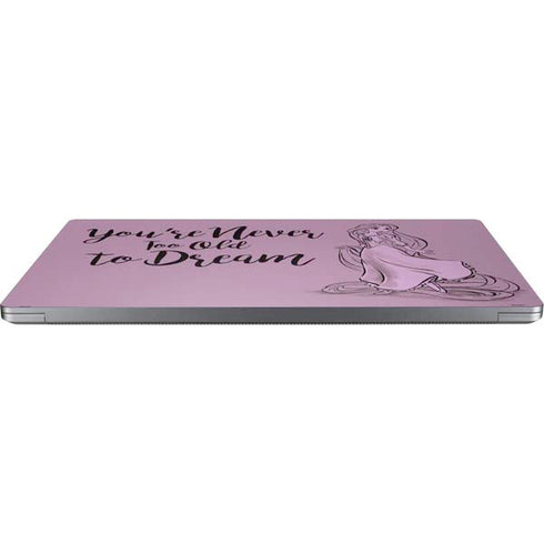 Disney Princess Rapunzel Never Too Old To Dream Art Laptop Skins