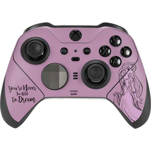 Disney Princess Rapunzel Never Too Old To Dream Art Xbox Elite Wireless Controller Series 2 Skin