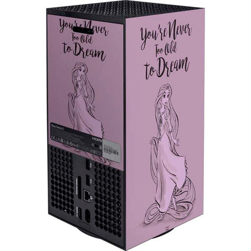 Disney Princess Rapunzel Never Too Old To Dream Art Xbox Series X Bundle Skin