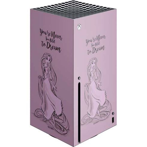 Disney Princess Rapunzel Never Too Old To Dream Art Xbox Series X Skins
