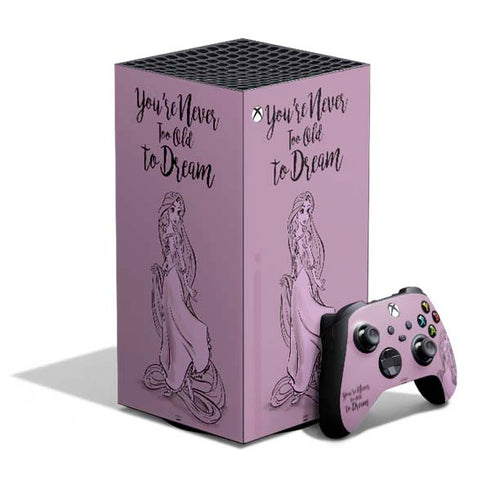 Disney Princess Rapunzel Never Too Old To Dream Art XBox Series X Digital Edition Bundle Skin