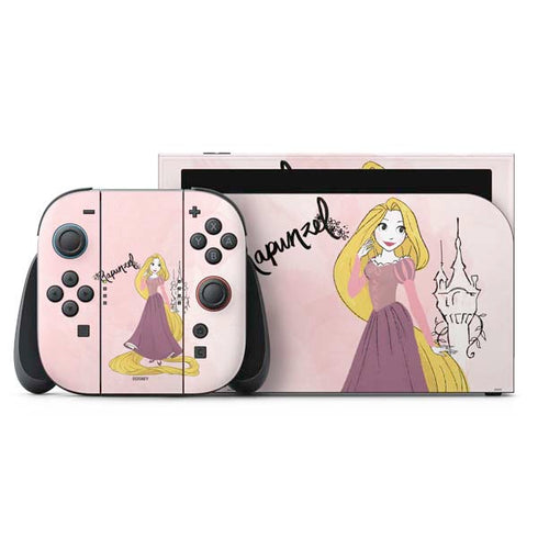 Disney Princess Rapunzel Art Nintendo Switch 2 (2025) with Joy-Con Skin