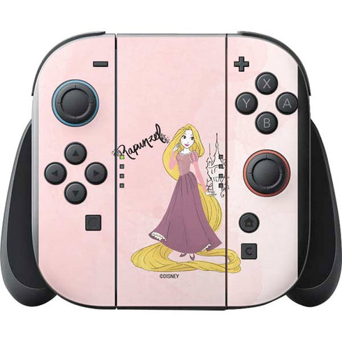 Disney Princess Rapunzel Art Nintendo Switch 2 (2025) with Joy-Con Skin
