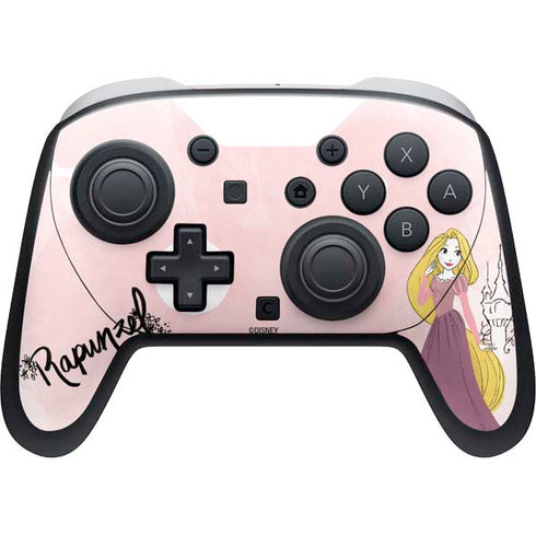 Disney Princess Rapunzel Art Nintendo Switch 2 (2025) Pro Controller Skin