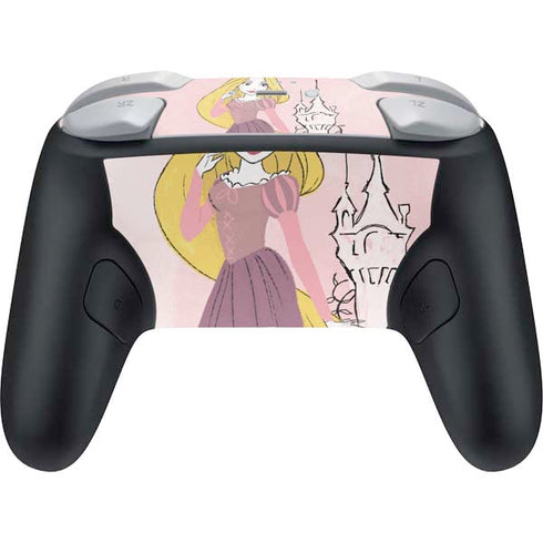 Disney Princess Rapunzel Art Nintendo Switch 2 (2025) Pro Controller Skin