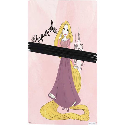 Disney Princess Rapunzel Art PS5 Pro Console Skin
