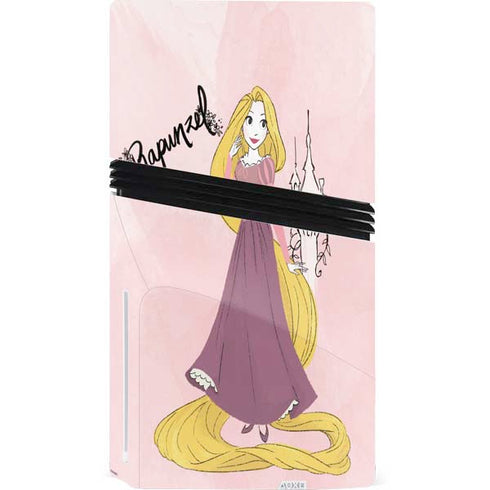Disney Princess Rapunzel Art PS5 Pro Disk Bundle Skin