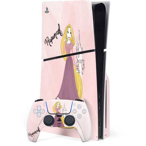 Disney Princess Rapunzel Art PlayStation PS5 Skins