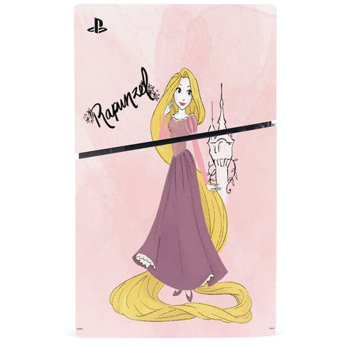 Disney Princess Rapunzel Art PS5 Slim Digital Edition Console Skin