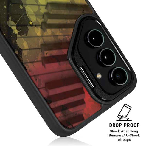Rasta Color Keys Galaxy S24 FE Kickstand Case