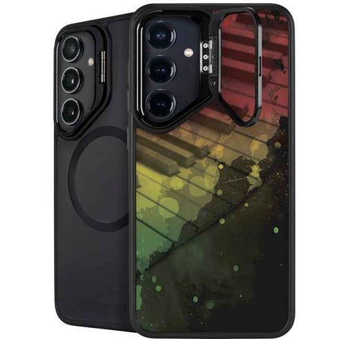 Rasta Color Keys Galaxy S24 Kickstand Case