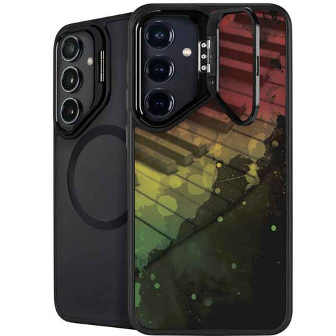 Rasta Color Keys Galaxy S25 Plus Kickstand Case