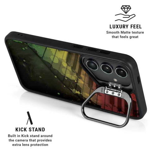 Rasta Color Keys Galaxy S24 Ultra Kickstand Case