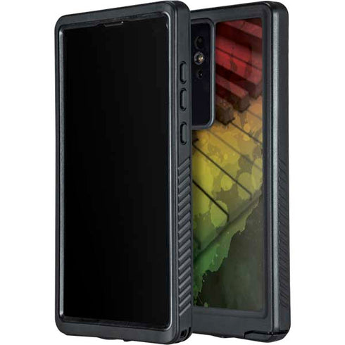 Rasta Color Keys Galaxy S24 Ultra Waterproof Case