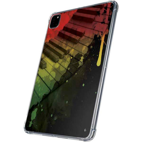 Rasta Color Keys iPad Pro 11in (2024) Clear Case