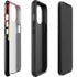 Rasta Color Keys iPhone 15 Impact Case