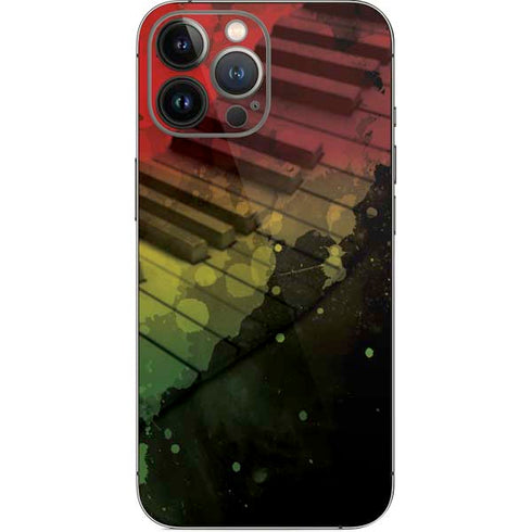Rasta Color Keys iPhone 15 Pro Max Skin