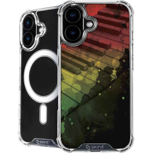 Rasta Color Keys iPhone 16 Plus MagSafe Case