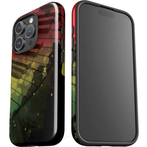 Rasta Color Keys iPhone 16 Pro Impact Case