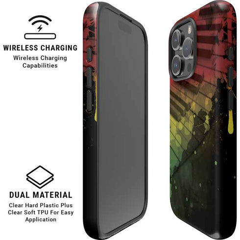 Rasta Color Keys iPhone 16 Pro Magsafe Impact Case