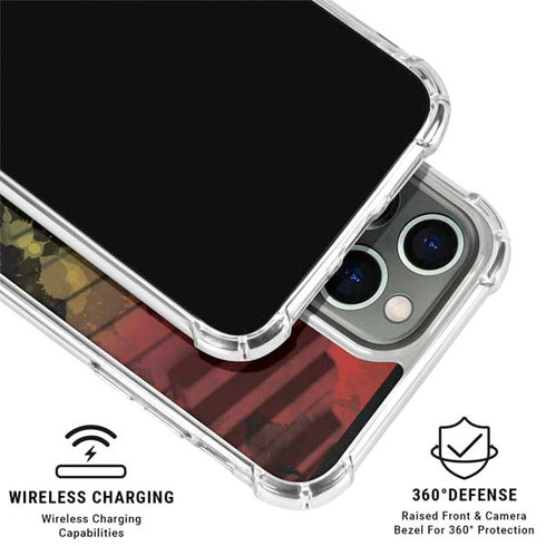Rasta Color Keys iPhone 16 Pro Max Clear Case