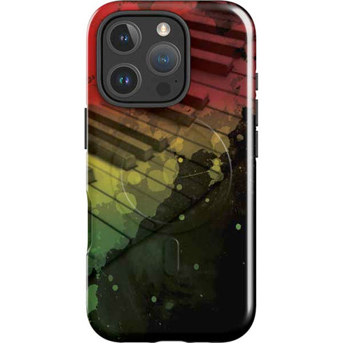 Rasta Color Keys iPhone 16 Pro Max Magsafe Impact Case