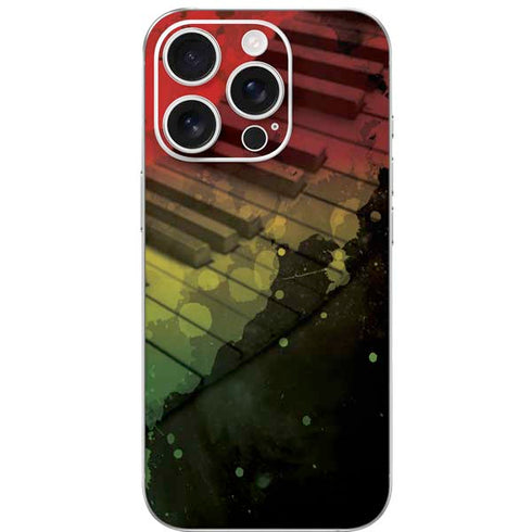 Rasta Color Keys iPhone 16 Pro Skin