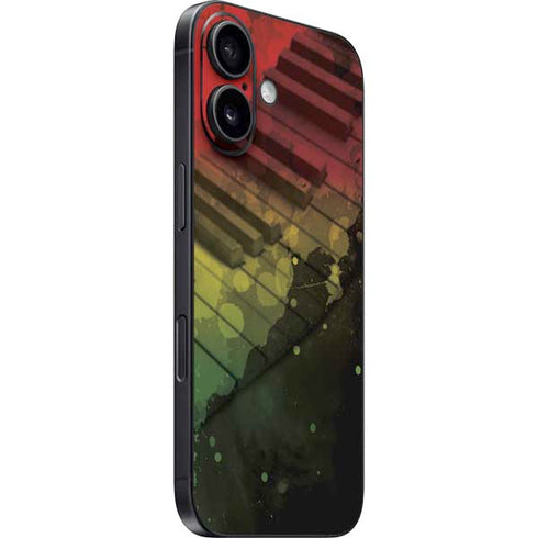 Rasta Color Keys iPhone 16 Skin