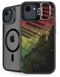 Rasta Color Keys iPhone 16e Kickstand Case