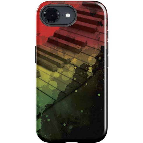 Rasta Color Keys iPhone 16e Impact Case