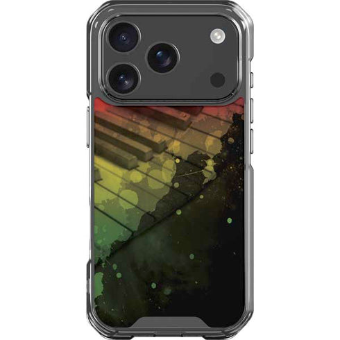 Rasta Color Keys iPhone 18 Pro Clear Case