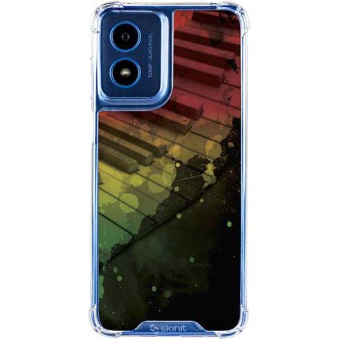 Rasta Color Keys Moto G 5G (2024) Clear Case